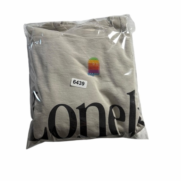 🍏 Lonely Ghost “Lonely” Apple Crewneck | Size Medium - Picture 7 of 7